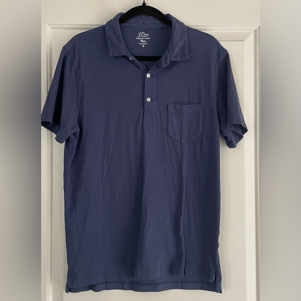 J. Crew Men’s Deep Blue Polo Shirt